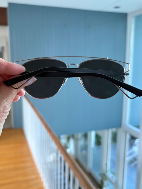 Dior Silver and Black Sunglasses Technologic main image 8